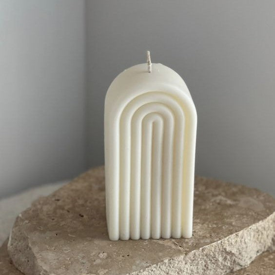 vela arco en color blanco