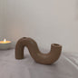 candelabro de concreto artesanal