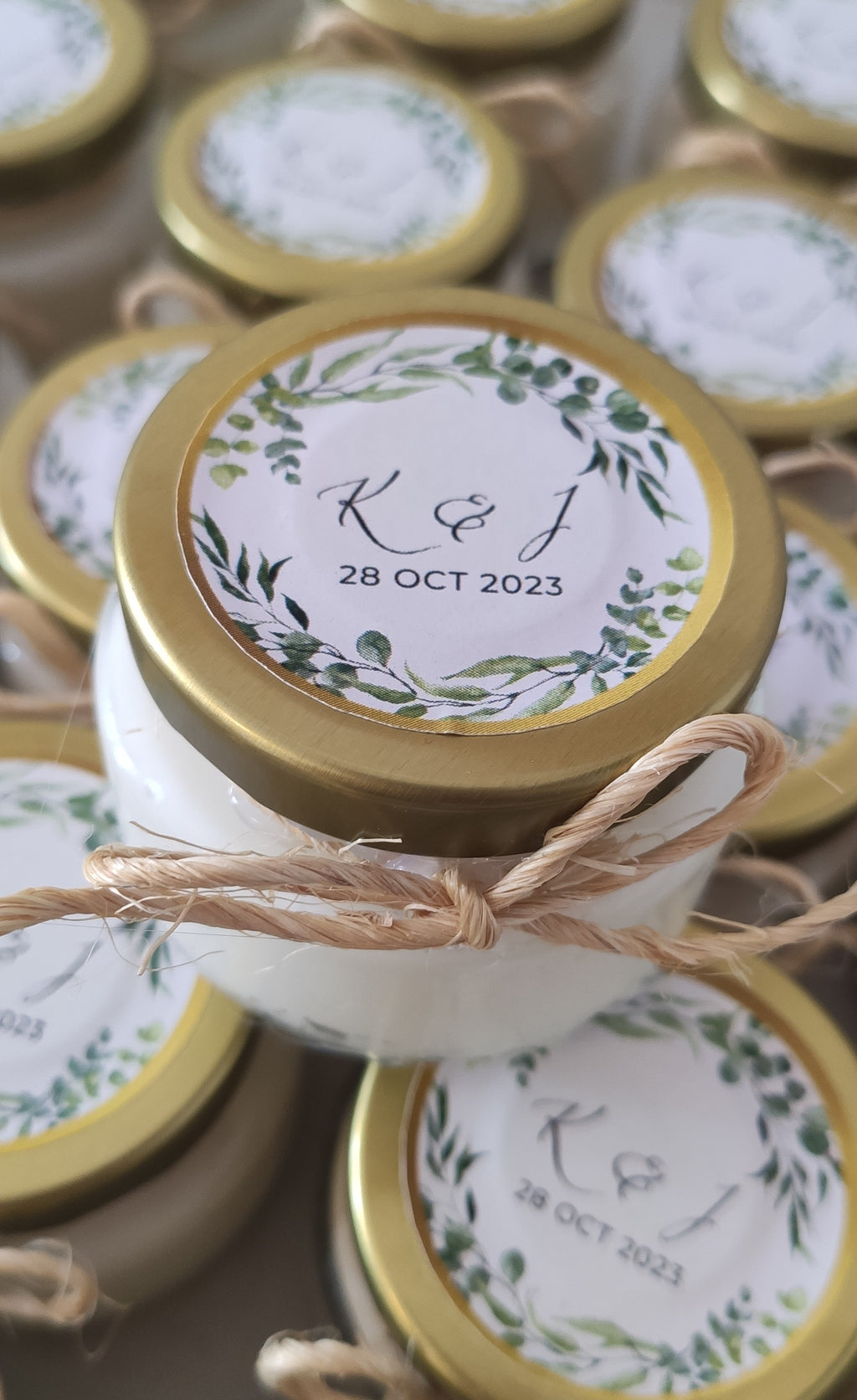 velas para invitados bodas