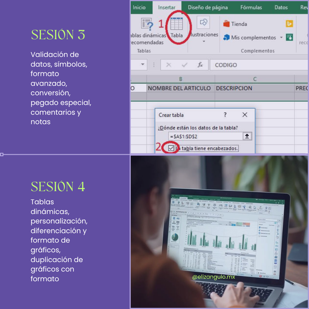 Sesión 3 y 4