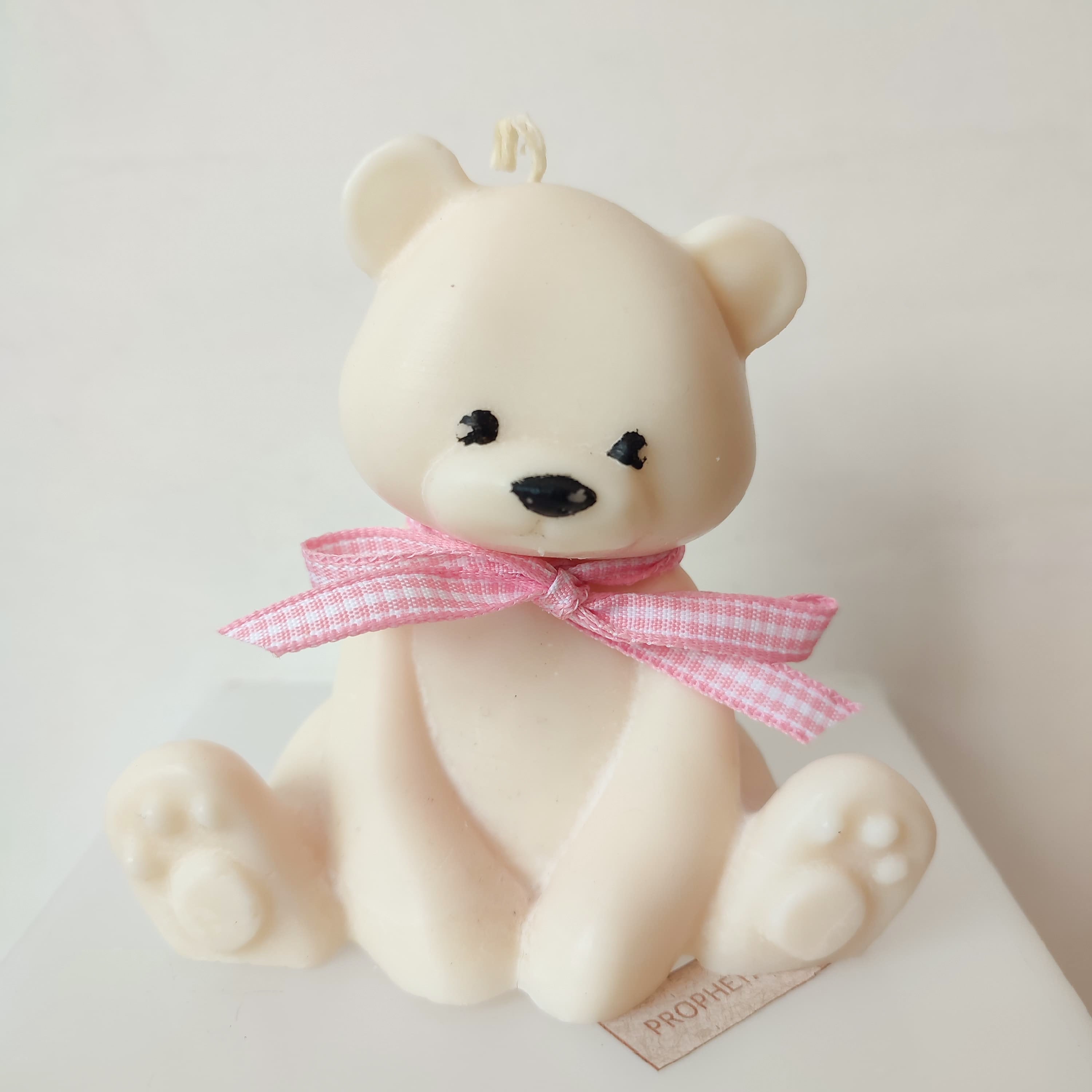 vela aromática en forma de osito de peluche